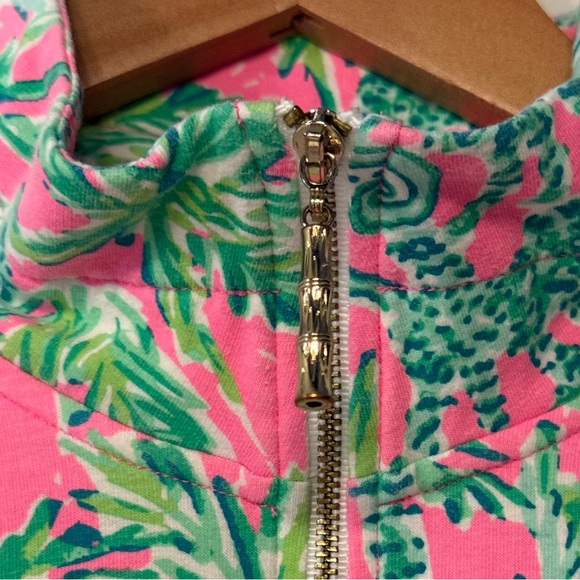 Lilly Pulitzer Half Zip with Bamboo Zipper - Picture 2 of 4
